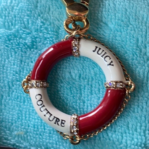 Y2K Juicy Couture SOS Lifesaver Life preserver Charm NAUTICAL ALOHA JUICY NEW - Picture 7 of 10